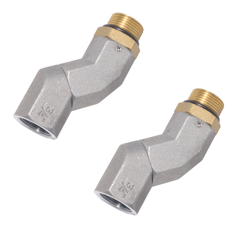 DURAFORCE For Fuel Swivel Fuel Transfer Hose 2Pcs 3/4" Fuel Hose 360° Rotating Connector