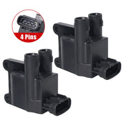 DURAFORCE For Toyota 4Runner L4 2.7L Camry T100 Tacoma 2.4L 2X Ignition Coil UF180 UF181