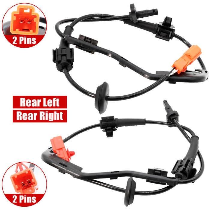 DURAFORCE 2 ABS Wheel Speed Sensor Rear Right Left Fit Honda Accord 2003-2007 Sedan Coupe
