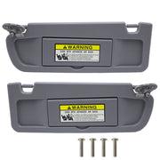 DURAFORCE Left Driver & Right Passenger Side 2x Sun Visor Fit For 2006-2011 Honda Civic