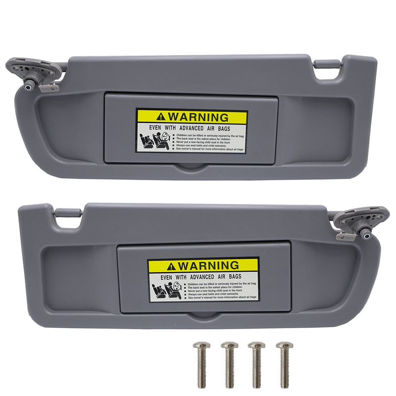 DURAFORCE Left Driver & Right Passenger Side 2x Sun Visor Fit For 2006-2011 Honda Civic