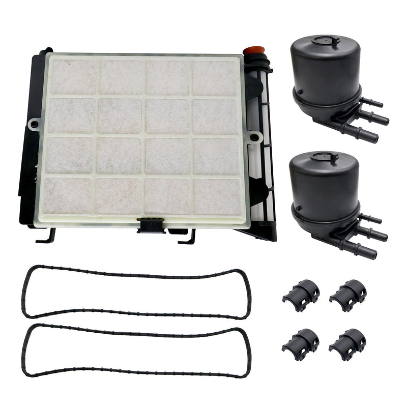 DURAFORCE 2x Diesel Fuel Filter Kit FD4625 New For 2017-2020 Ford F-250 F-350 6.7L