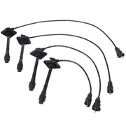 DURAFORCE 2 x Ignition Coil & Connector Pigtail Plug + 4 x Spark Plug Wire For Toyota New