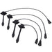 DURAFORCE 2 x Ignition Coil & Connector Pigtail Plug + 4 x Spark Plug Wire For Toyota New