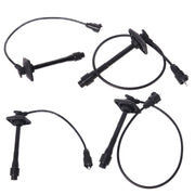 DURAFORCE 2 x Ignition Coil & Connector Pigtail Plug + 4 x Spark Plug Wire For Toyota New