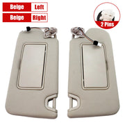 DURAFORCE NEW For 2013-2018 Nissan Altima 1 Pair Set Driver&Passenger Sun Visor Beige R/L