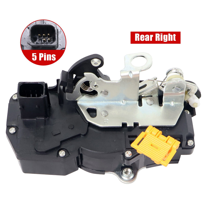 DURAFORCE Door Lock Actuator Rear Right Passenger For GMC Yukon 08-09 Sierra 1500 07-09