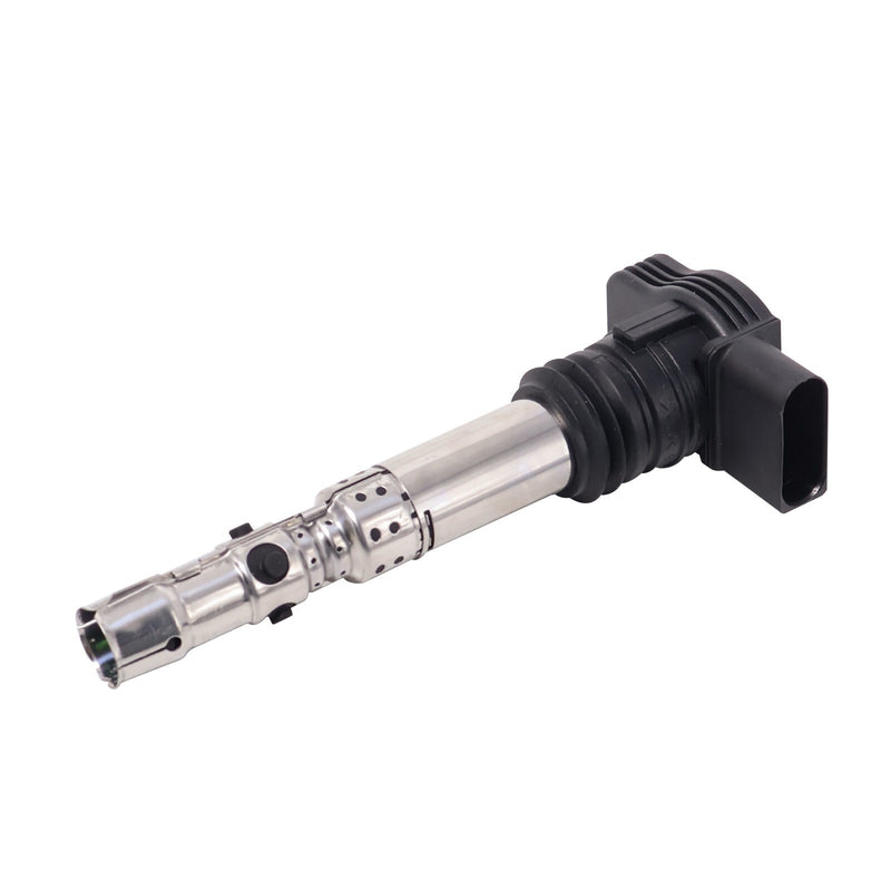 DURAFORCE 4Pcs Ignition Coils & Spark Plugs For Audi TT A3 VW Golf Seat Ibiza 06A905115A