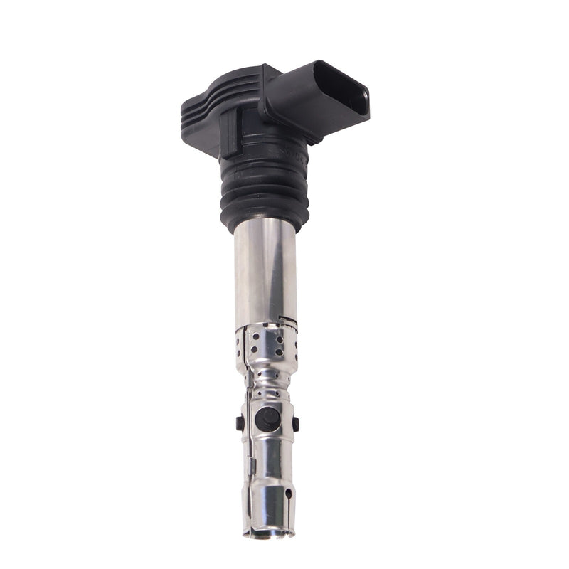 DURAFORCE 4Pcs Ignition Coils & Spark Plugs For Audi TT A3 VW Golf Seat Ibiza 06A905115A