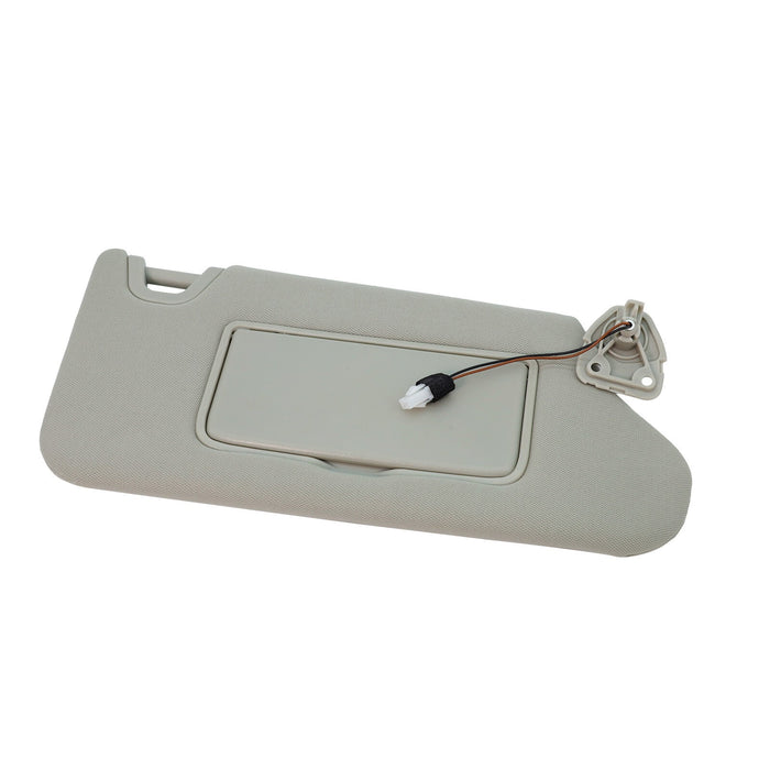 DURAFORCE 2x Front L&R Sun Visor & Bracket W/Light For Nissan Altima 13-18 Gray 964013TA2A