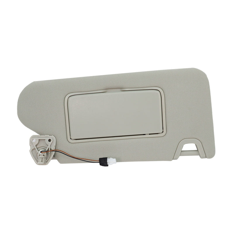 DURAFORCE 2x Front L&R Sun Visor & Bracket W/Light For Nissan Altima 13-18 Gray 964013TA2A