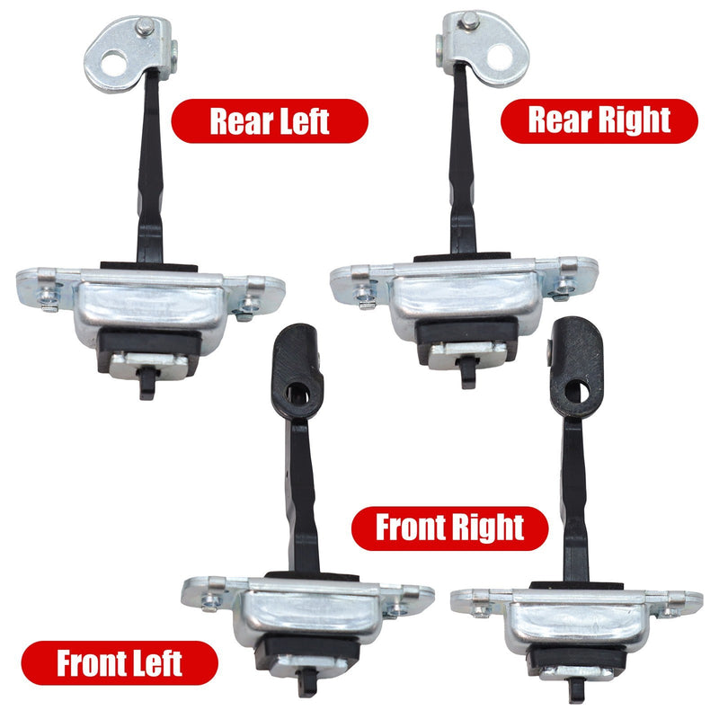 DURAFORCE 4x Door Check Arm Stop Front & Rear LH& RH For Hyundai Accent Kia Rio Rio5
