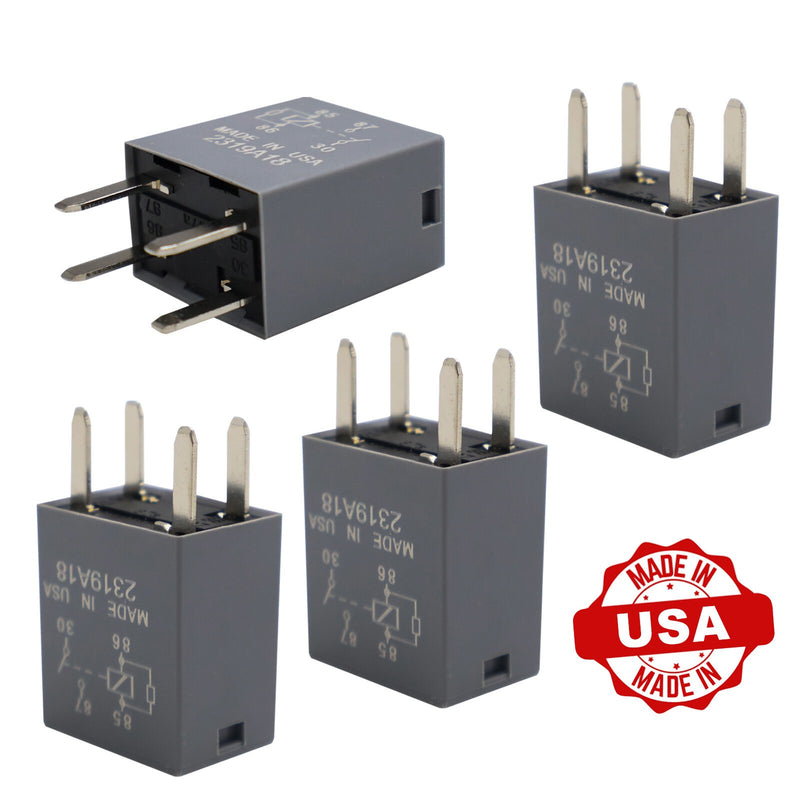 DURAFORCE 4x New Automotive Power Relay For Jeep Liberty 2011 Ram 1500 Dodge 68083380AA