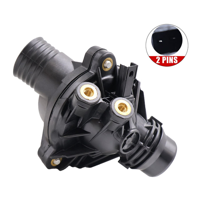 DURAFORCE 11537601158 Coolant Thermostat Housing For 11-15 BMW X1 X5 X6 135i 335i