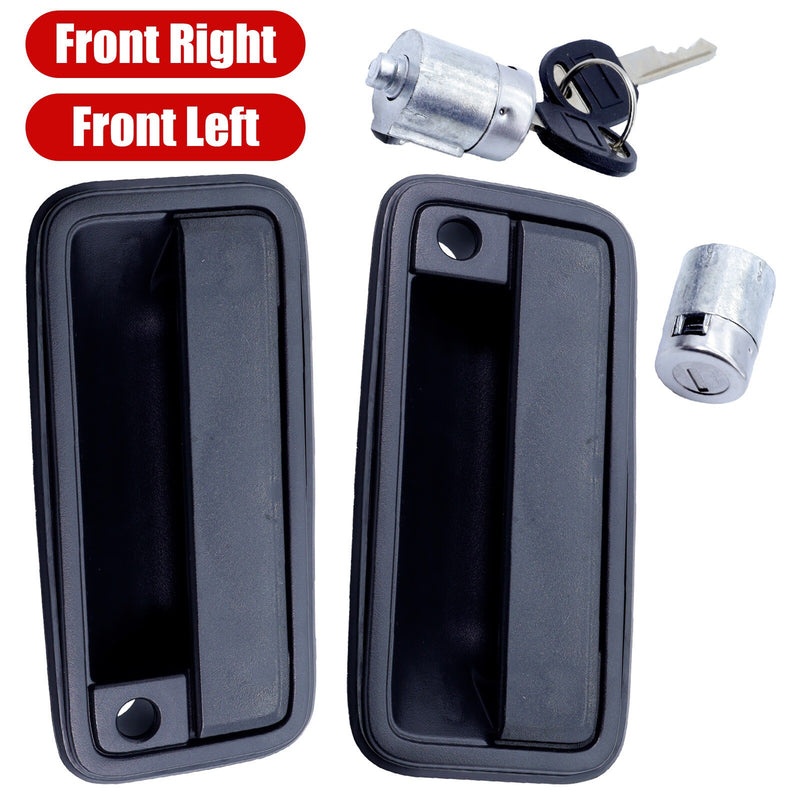 DURAFORCE For Chevrolet GMC C3500 K3500 88-94 Front Exterior Door Handle w/ Lock Cylinder