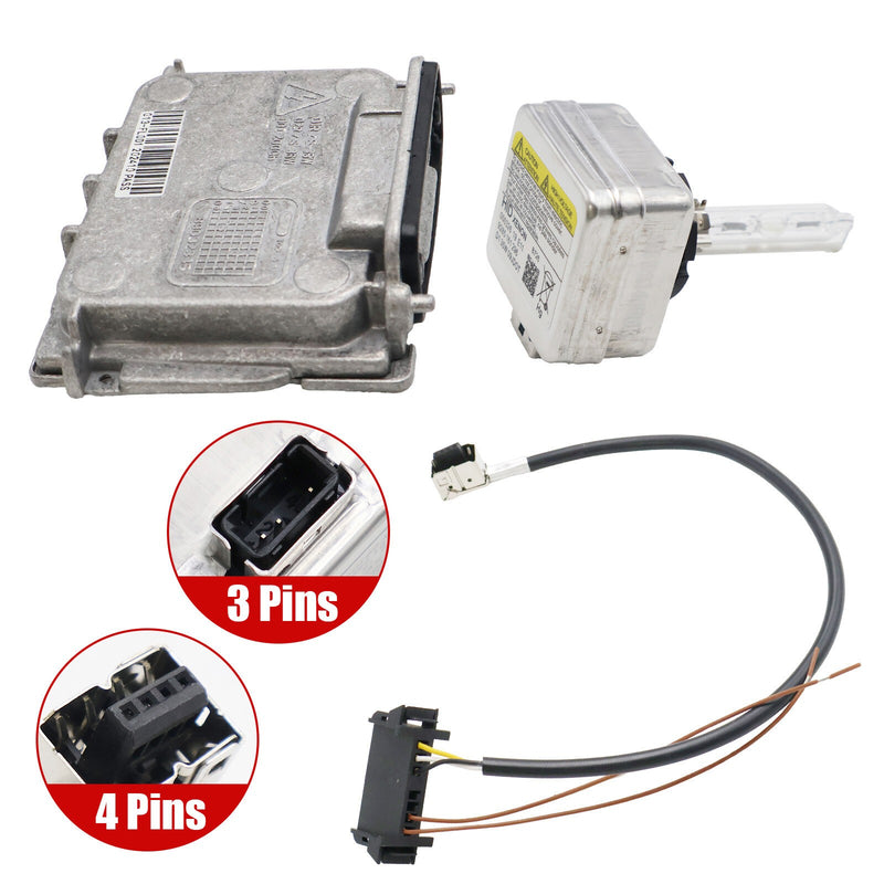 DURAFORCE For BMW 1 Series E87 E88 Xenon Headlight Ballast HID Control Unit Kit 89034934