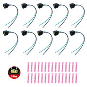 DURAFORCE For Ford Lincoln Brake Fluid Level Sensor Connector Pigtail Wire Harness Set 10