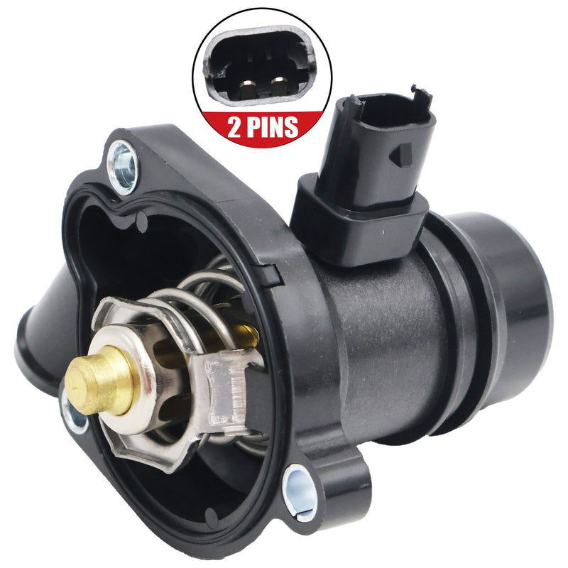 DURAFORCE 55565336 For 12-19 Buick Chevy Cruze Sonic Coolant Thermostat Assembly w/Sensor
