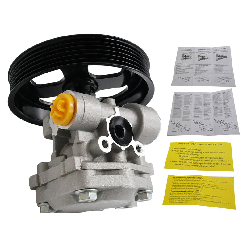 DURAFORCE Power Steering Pump with Pulley For INFINITI NISSAN 3.5L 2003-2007 49110AM600