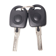 DURAFORCE For VW JETTA IGNITION SWITCH LOCK ASSEMBLY W/ 2x Intelligent KEY SHELL & 2x Key