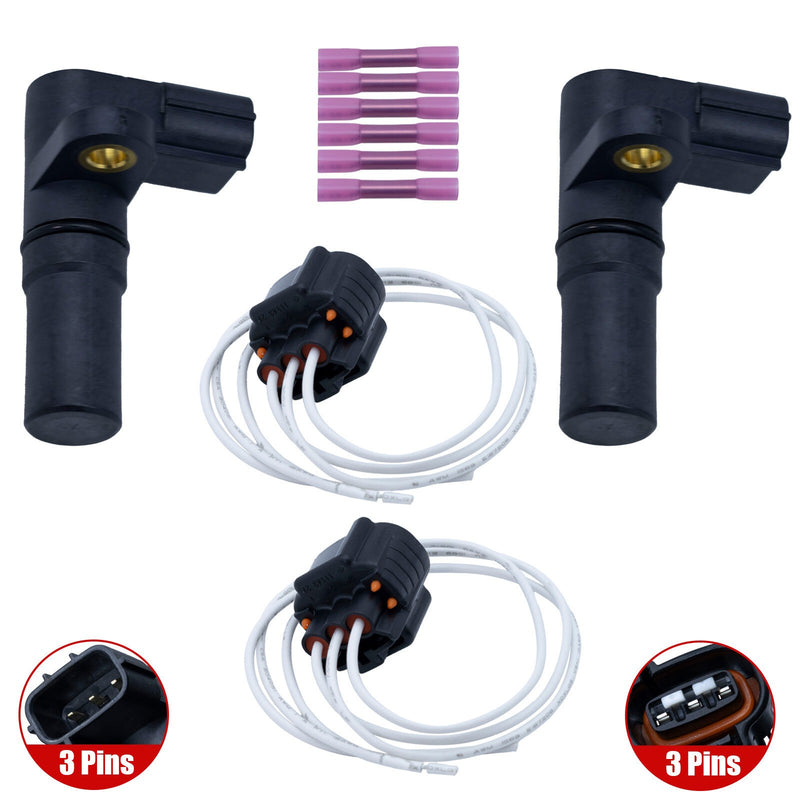 DURAFORCE 2x Transmission Vehicle Speed Sensor & Connector For ACURA HONDA 2001-2011