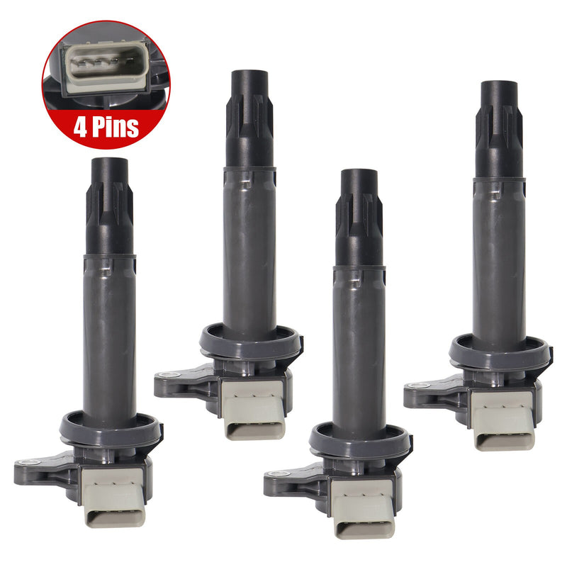 DURAFORCE 4X Ignition Coil For 2007-2015 Toyota Avanza 1.5L l4 UF772 19070B1020 19070BZ031