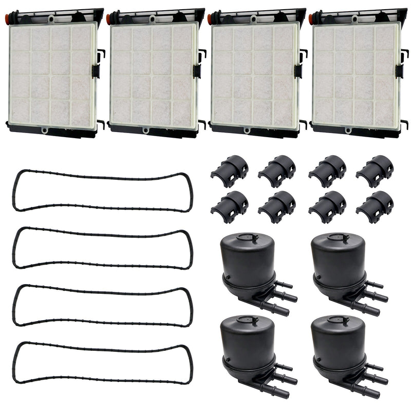 DURAFORCE 4x Diesel Fuel Filter Kit FD4625 New For 2017-2020 Ford F-250 F-350 6.7L
