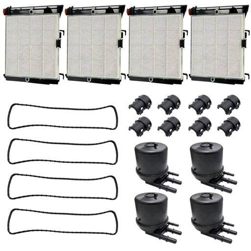 DURAFORCE 4x Diesel Fuel Filter Kit FD4625 New For 2017-2020 Ford F-250 F-350 6.7L
