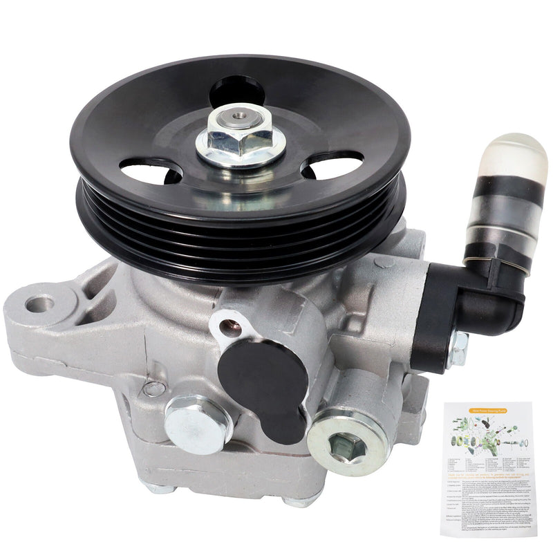 DURAFORCE Power Steering Pump 21-5267 w/Pulley for 2001-05 Acura EL Honda Civic 1.7L