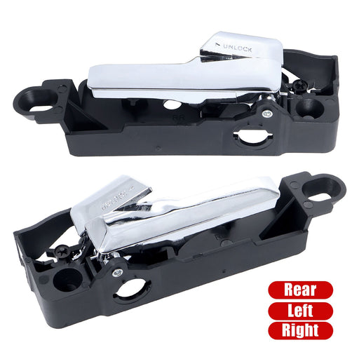 DURAFORCE 2x Interior Door Handle Rear For Ford Fusion Mercury Lincoln FO1553115 FO1552115