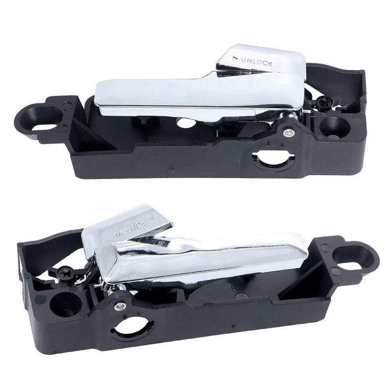 DURAFORCE 2x Interior Door Handle Rear For Ford Fusion Mercury Lincoln FO1553115 FO1552115