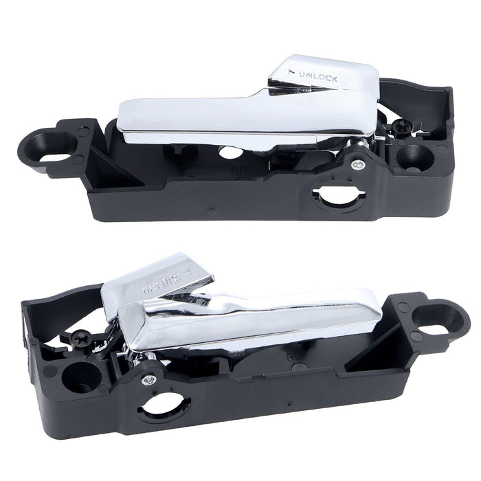 DURAFORCE 2x Interior Door Handle Rear For Ford Fusion Mercury Lincoln FO1553115 FO1552115