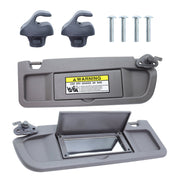 DURAFORCE 1 PAIR Gray Sun Visors Left & Right Side Replacement for 2006-2011 Honda Civic