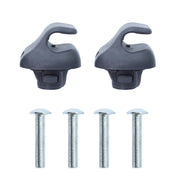 DURAFORCE 1 PAIR Gray Sun Visors Left & Right Side Replacement for 2006-2011 Honda Civic