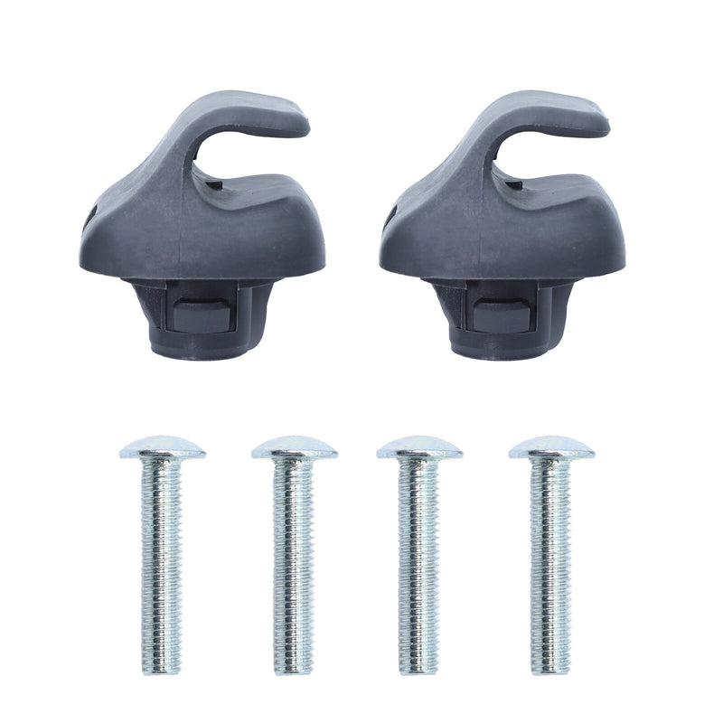 DURAFORCE 1 PAIR Gray Sun Visors Left & Right Side Replacement for 2006-2011 Honda Civic