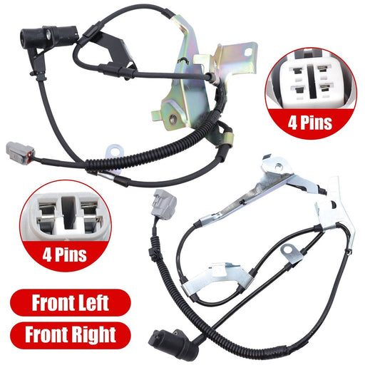 DURAFORCE Set 2 ABS Wheel Speed sensor Front Rear Right Left For LAND CRUISER LX470 98-07