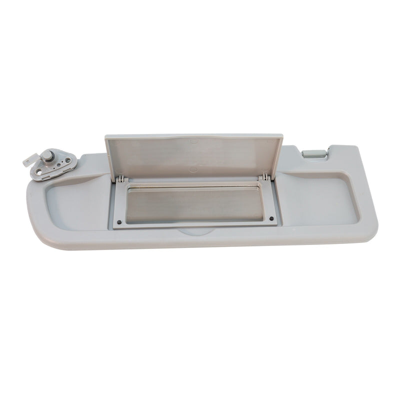 DURAFORCE 2x For 2006-08 Honda Civic Driver LH &Passenger RH Sun Visors W/Clips Light Gray