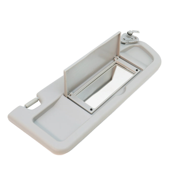 DURAFORCE 2x For 2006-08 Honda Civic Driver LH &Passenger RH Sun Visors W/Clips Light Gray