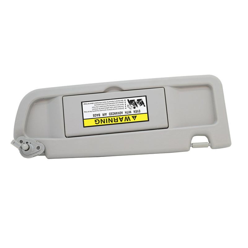 DURAFORCE 2x For 2006-08 Honda Civic Driver LH &Passenger RH Sun Visors W/Clips Light Gray