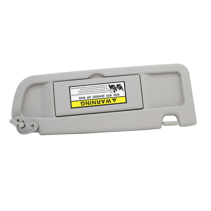 DURAFORCE 2x For 2006-08 Honda Civic Driver LH &Passenger RH Sun Visors W/Clips Light Gray