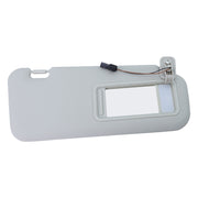 DURAFORCE 2PS Left & Right Side Gray Sun Visor with Light & Clip For 2010-2013 Mazda 3