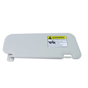 DURAFORCE 2PS Left & Right Side Gray Sun Visor with Light & Clip For 2010-2013 Mazda 3