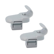 DURAFORCE 2PS Left & Right Side Gray Sun Visor with Light & Clip For 2010-2013 Mazda 3