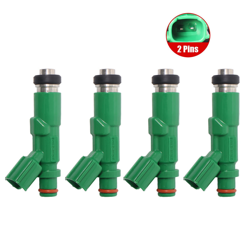 DURAFORCE For Toyota Prius Scion Xa Xb 00-09 4X Fuel Injectors 23250-21020