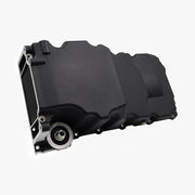 DURAFORCE Black LS RetroFit Aluminum Rear Sump Oil Pan With Turbo Drains W/Added Clearance