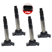 DURAFORCE For 05-19 Toyota Camry Corolla Lexus Rc300 Rx450h UF487 New 4Pcs Ignition Coils