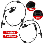 DURAFORCE New 1 Pair Front Left And Right ABS Wheel Speed Sensor For Honda Civic 2016-2021