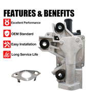 DURAFORCE Secondary Air Injection Check Valve Right 911-607 for Toyota Lexus GX460 10-13