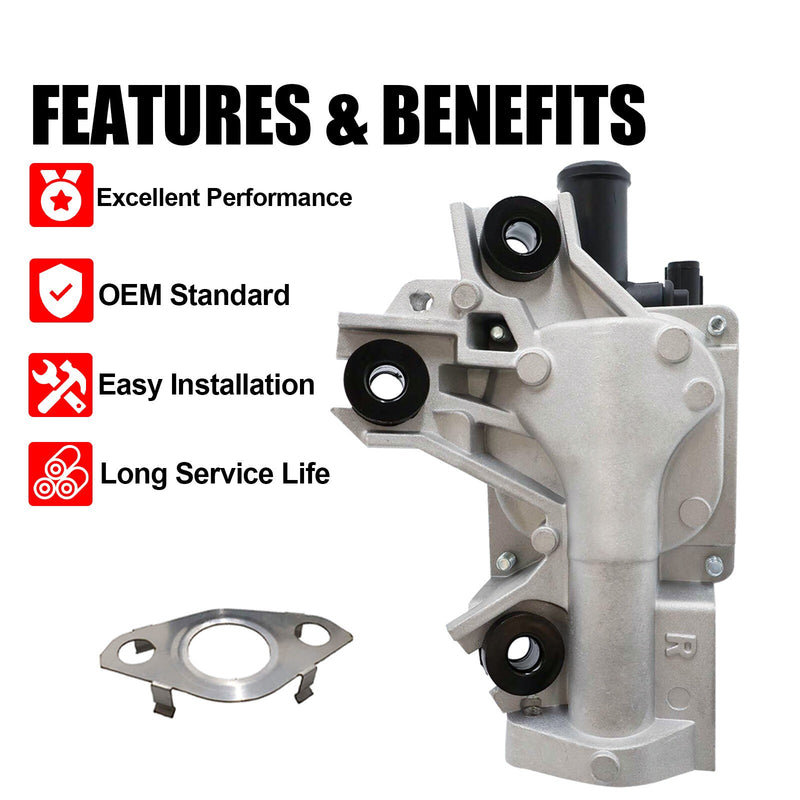 DURAFORCE Secondary Air Injection Check Valve Right 911-607 for Toyota Lexus GX460 10-13