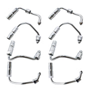 DURAFORCE 8Pcs Fuel Injector Lines Stainless Steel 97188723 for 01-04 Chevy GMC Sierra V8